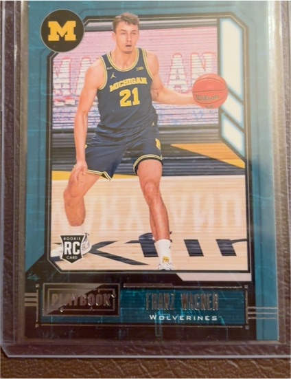 2021-22 Panini Chronicles Draft Picks Playbook #326 Franz Wagner Rookie — front