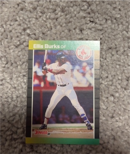 1989 Donruss #303 Ellis Burks — front