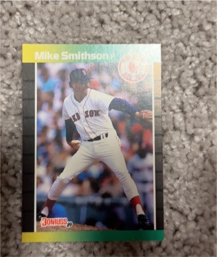 1989 Donruss #628 Mike Smithson Boston Red Sox — front