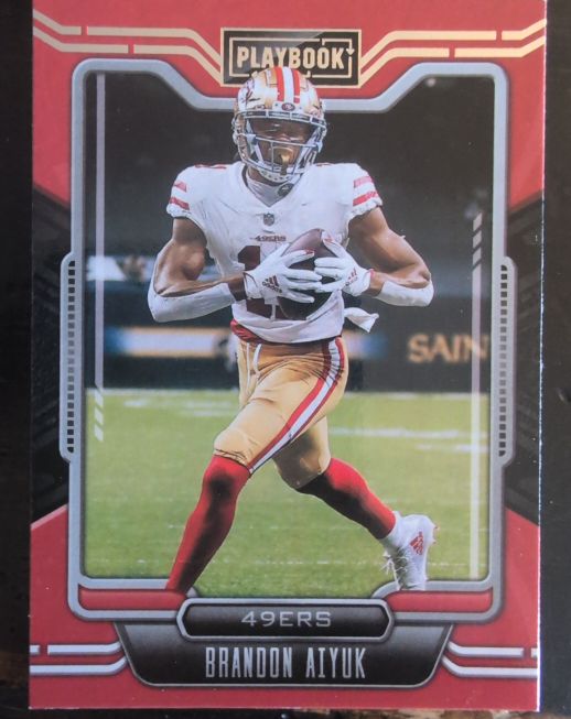 2021 Panini Playbook #75 Brandon Aiyuk — front