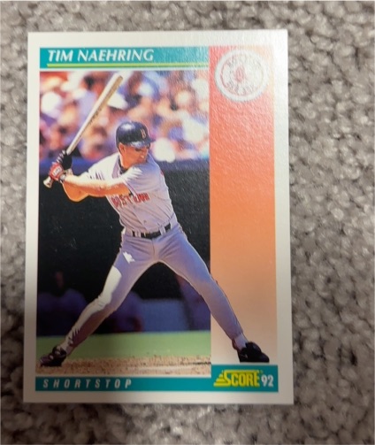 1992 Score #259 Tim Naehring — front