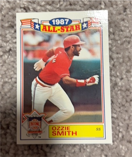 1987 Topps All-Star #16 Ozzie Smith — front