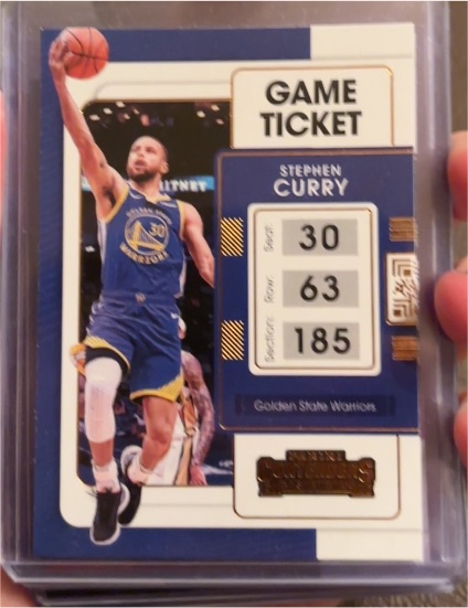2021-22 Panini Contenders #10 Stephen Curry — front