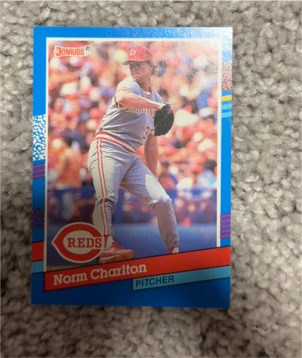 1991 Donruss #384 Norm Charlton — front