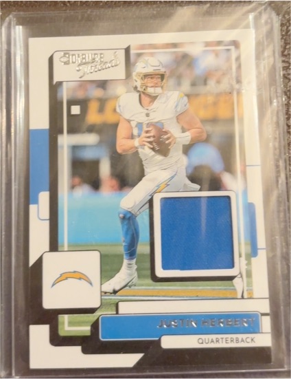 2022 Panini Donruss Threads #TH-3 Justin Herbert — front
