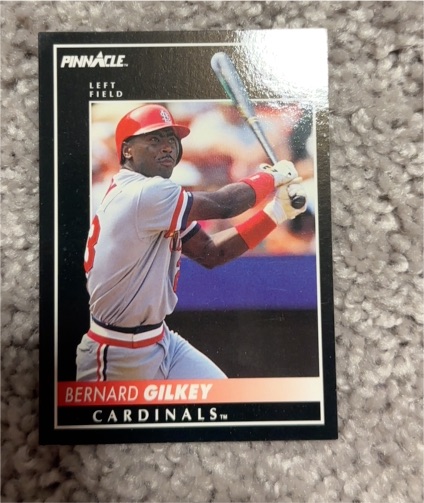 1992 Pinnacle #88 Bernard Gilkey — front