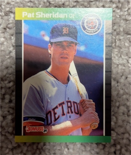 1989 Donruss #417 Pat Sheridan — front