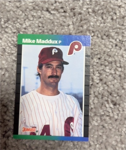 1989 Donruss #487 Mike Maddux — front