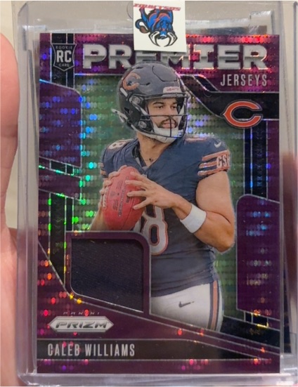 2024 Panini Prizm Premier Jerseys #PJ-CWS Caleb Williams — front