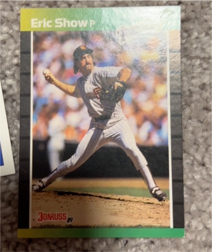 1989 Donruss #482 Eric Show — front