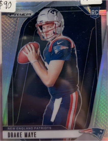 2024 Panini Prizm #12 Drake Maye — front