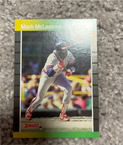 1989 Donruss #89 Mark McLemore — front