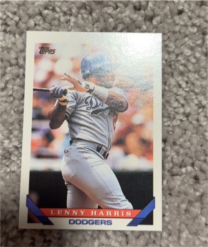 1993 Topps #177 Lenny Harris — front