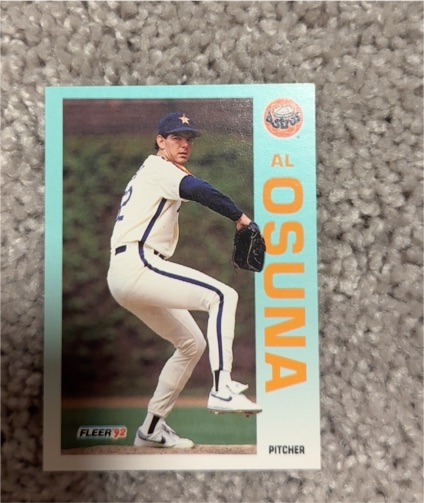 1992 Fleer #442 Al Osuna — front