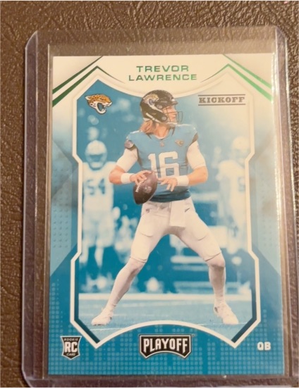 2021 Panini Playoff Kickoff #201 Trevor Lawrence — front