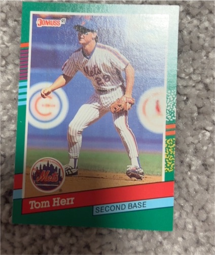 1991 Donruss #610 Tom Herr — front