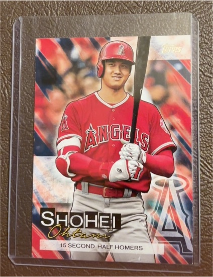 2019 Topps Update Series #SO-16 Shohei Ohtani 15 Second Half Homers — front