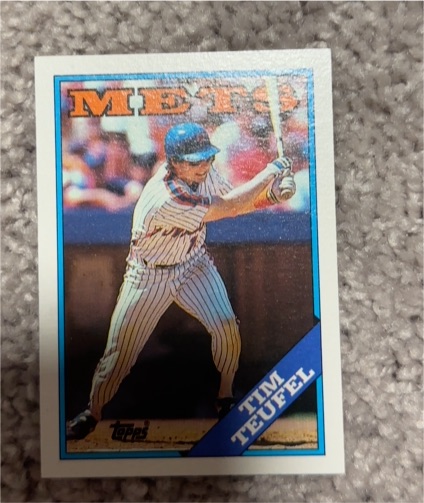 1988 Topps #508 Tim Teufel — front