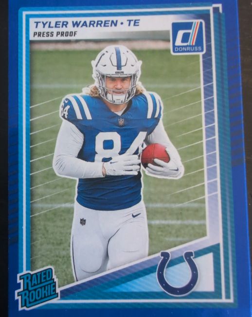 2025 Donruss #337 Tyler Warren — front