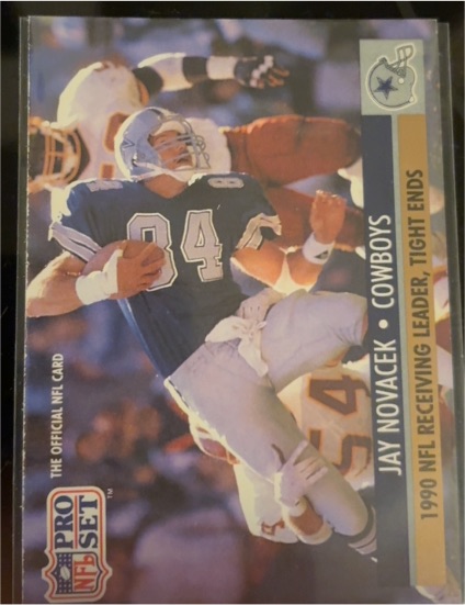 1991 Pro Set #12 Jay Novacek Dallas Cowboys — front