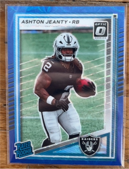 2025 Panini Donruss Optic #305 Ashton Jeanty Rated Rookie Preview — front