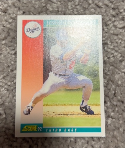 1992 Score #4 Dave Justice — front