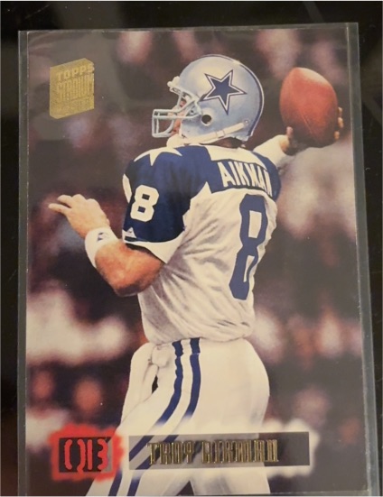 1994 Topps Stadium Club #590 Troy Aikman — front