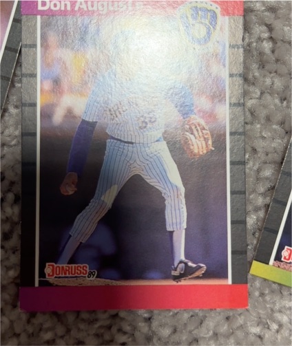 1989 Donruss #410 Don August — front