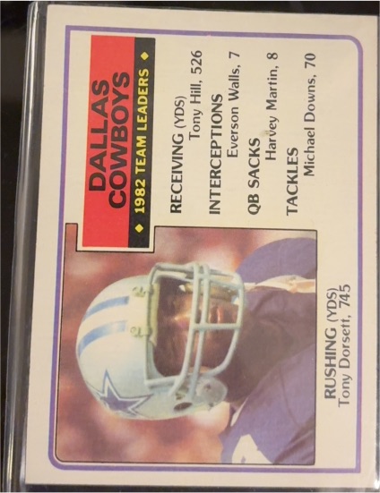 1983 Topps #42 Tony Dorsett — front