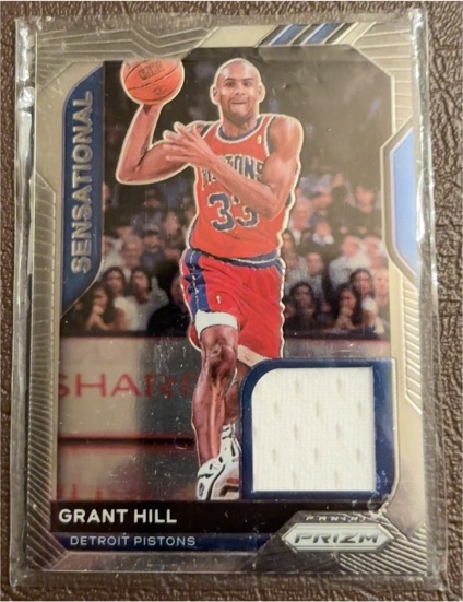 2020-21 Panini Prizm Sensational Swatches #SSW-GHI Grant Hill — front