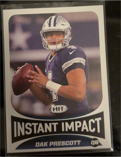 2017 Sage Hit Instant Impact #60 Dak Prescott — front
