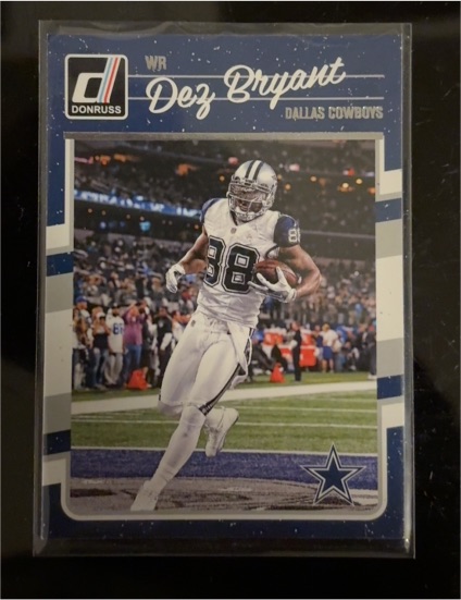 2016 Donruss #80 Dez Bryant Dallas Cowboys — front