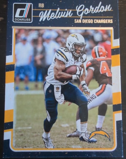 2016 Donruss #247 Melvin Gordon San Diego Chargers — front