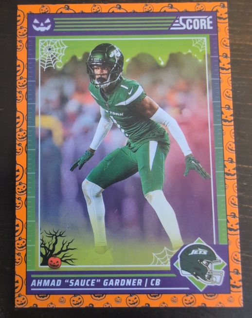 2024 Score-A-Treat #217 Ahmad "Sauce" Gardner — front