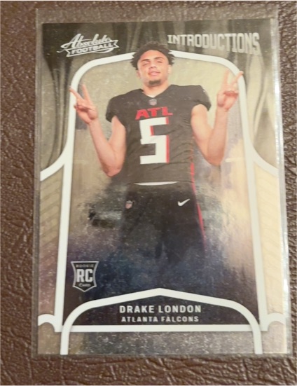 2022 Panini Absolute #INT-6 Drake London Introductions — front