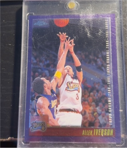 2000 Topps Chrome #93 Allen Iverson — front