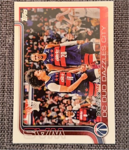 2025-26 Topps #285 DC Above All: DC Duo Dazzles City — front