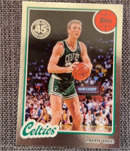 2025-26 Topps #80BK-1 Larry Bird 1980-81 Topps Basketball Boston Celtics — front
