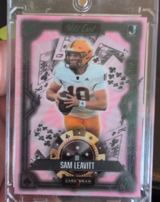 2024 Wild Card 5 Card Draw #2/5 Sam Leavitt — front