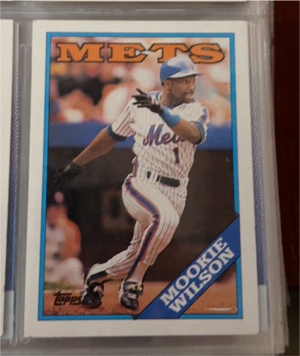 1988 Topps #255 Mookie Wilson — front