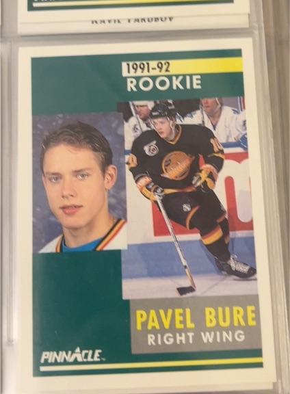 1991-92 Pinnacle #315 Pavel Bure Rookie — front
