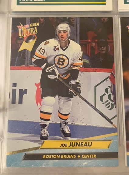 1992-93 Fleer Ultra #4 Joe Juneau — front