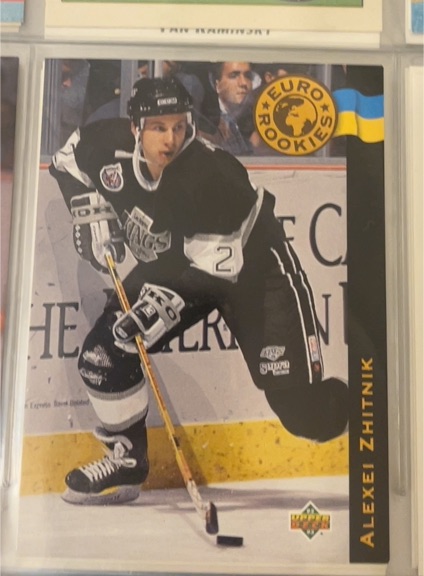 1992-93 Upper Deck Euro-Rookies #ER13 Alexei Zhitnik — front