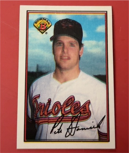 1989 Bowman #14 Pete Stanicek — front