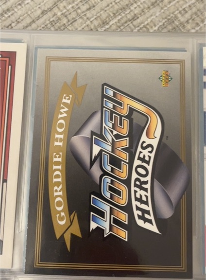 1992-93 Upper Deck Hockey Heroes #HEAD Gordie Howe — front