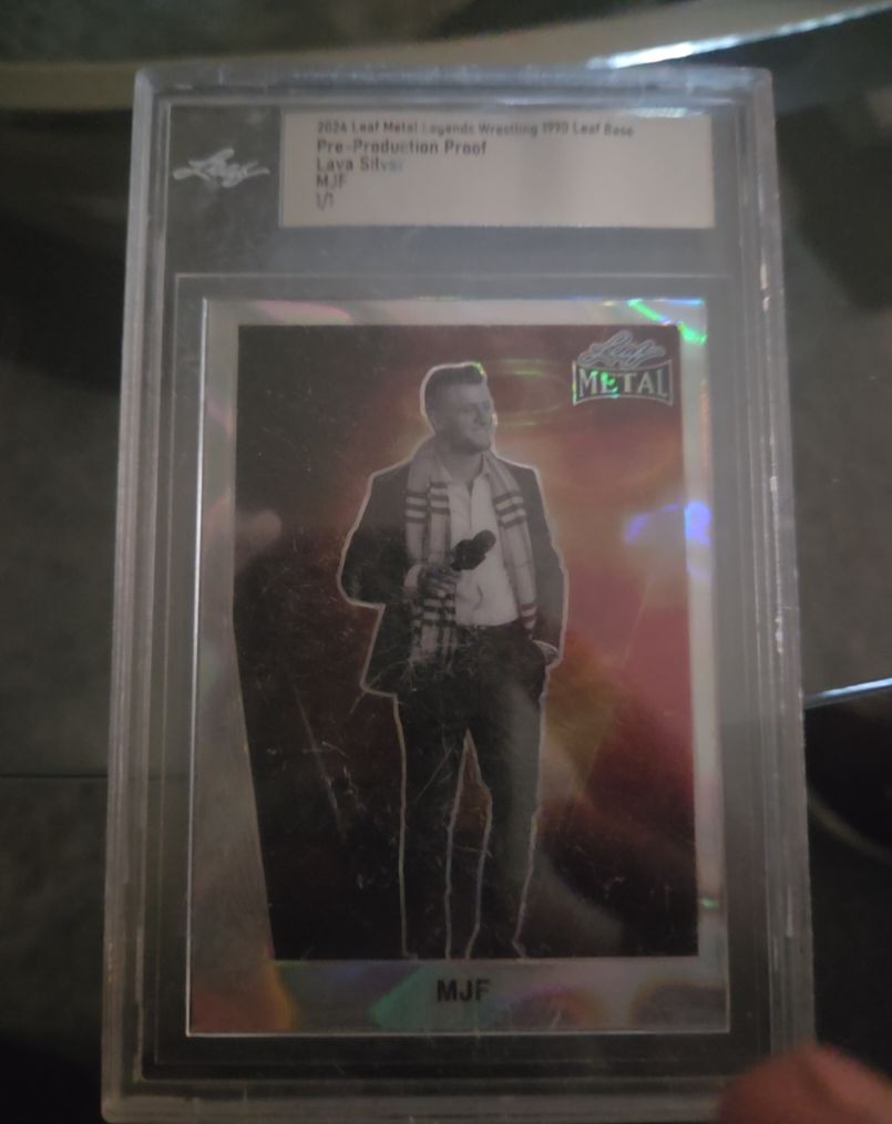 2024 Leaf Metal Legends Wrestling 90B24 MJF — front