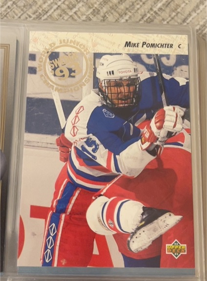 1992-93 Upper Deck #607 Mike Pomichter — front