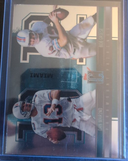 2024 Topps Signature Class Paramount Pairings #PP-11 Dan Marino / Bob Griese — front