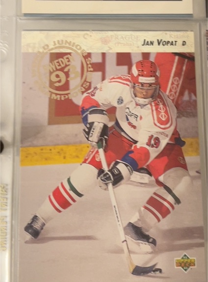 1992-93 Upper Deck #601 Jan Vopat — front