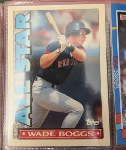 1990 Topps #755 Wade Boggs — front